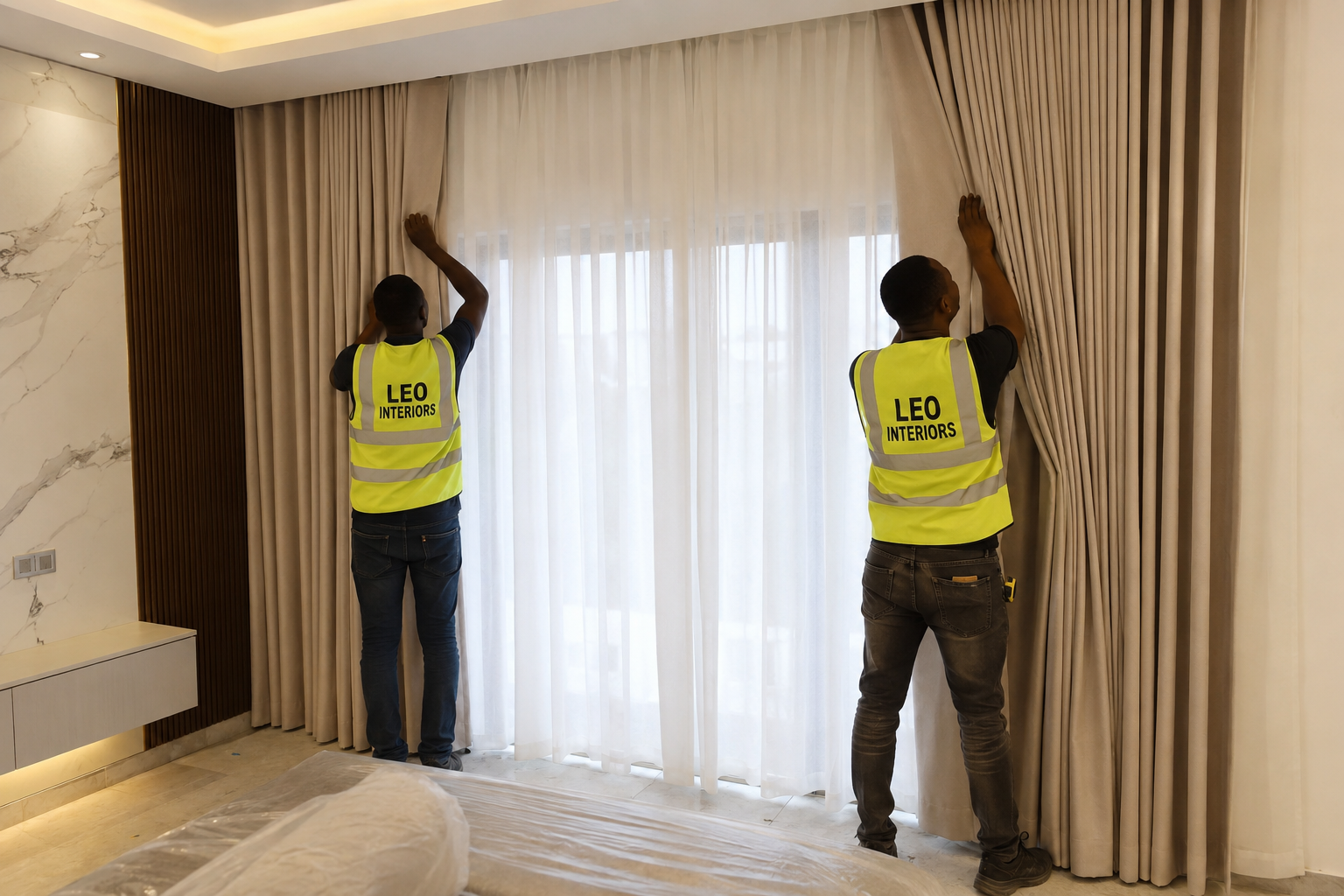 Curtains and Lighting Design